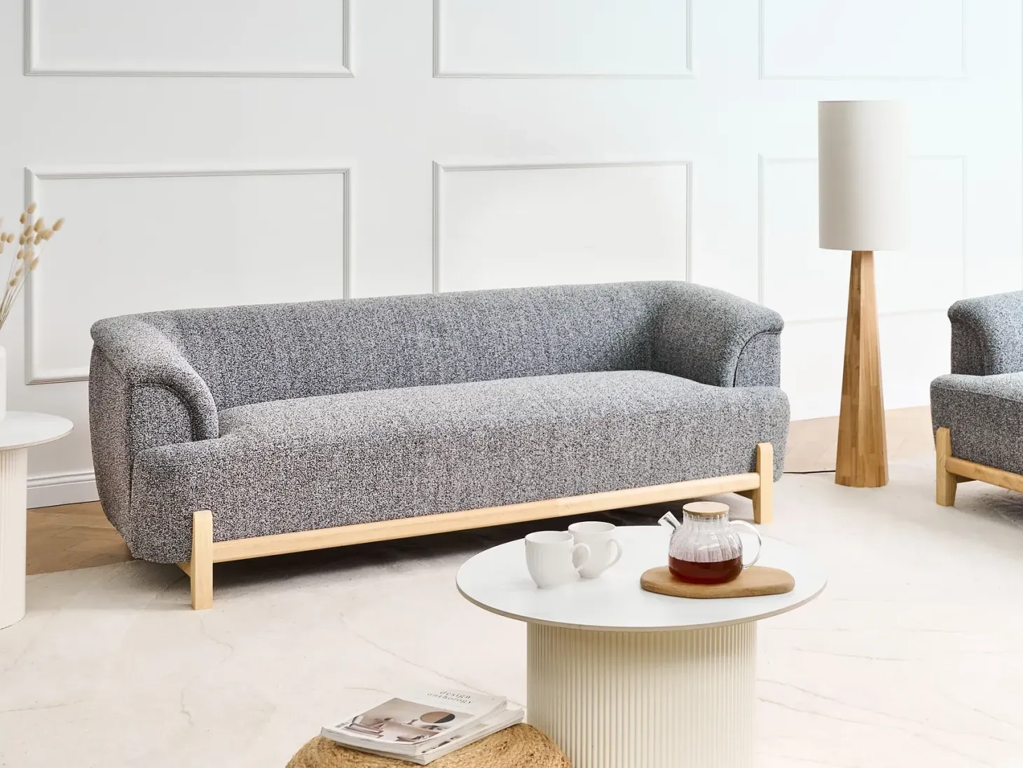 Sofa 3 personers ALNOR Mørkegrå