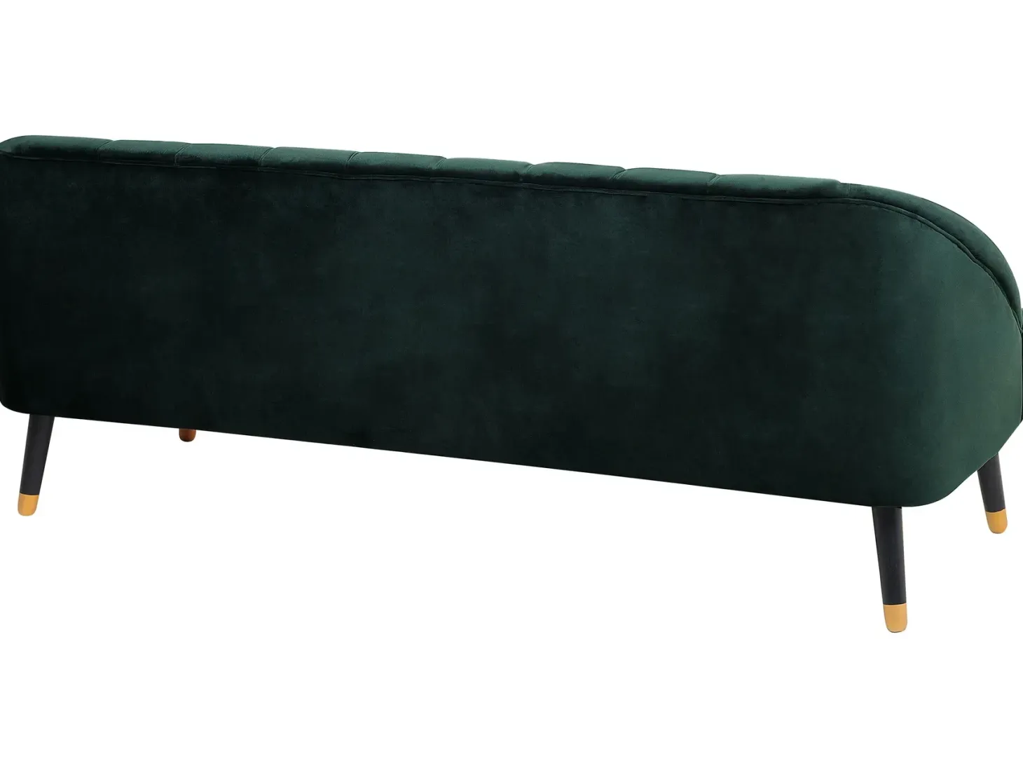Sofa 3 personers ALSVAG Velour Smaragdgrøn