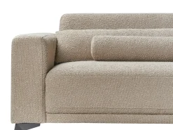 Sofa 3 personers ANGE Boucle Brungrå