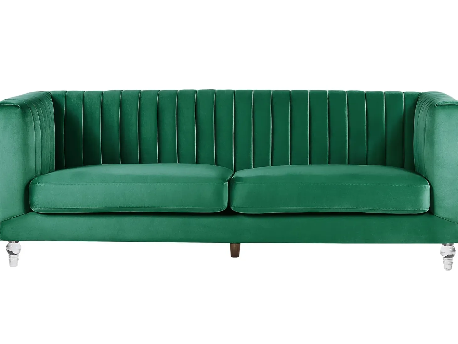 Sofa 3 personers ARVIKA Velour Grøn