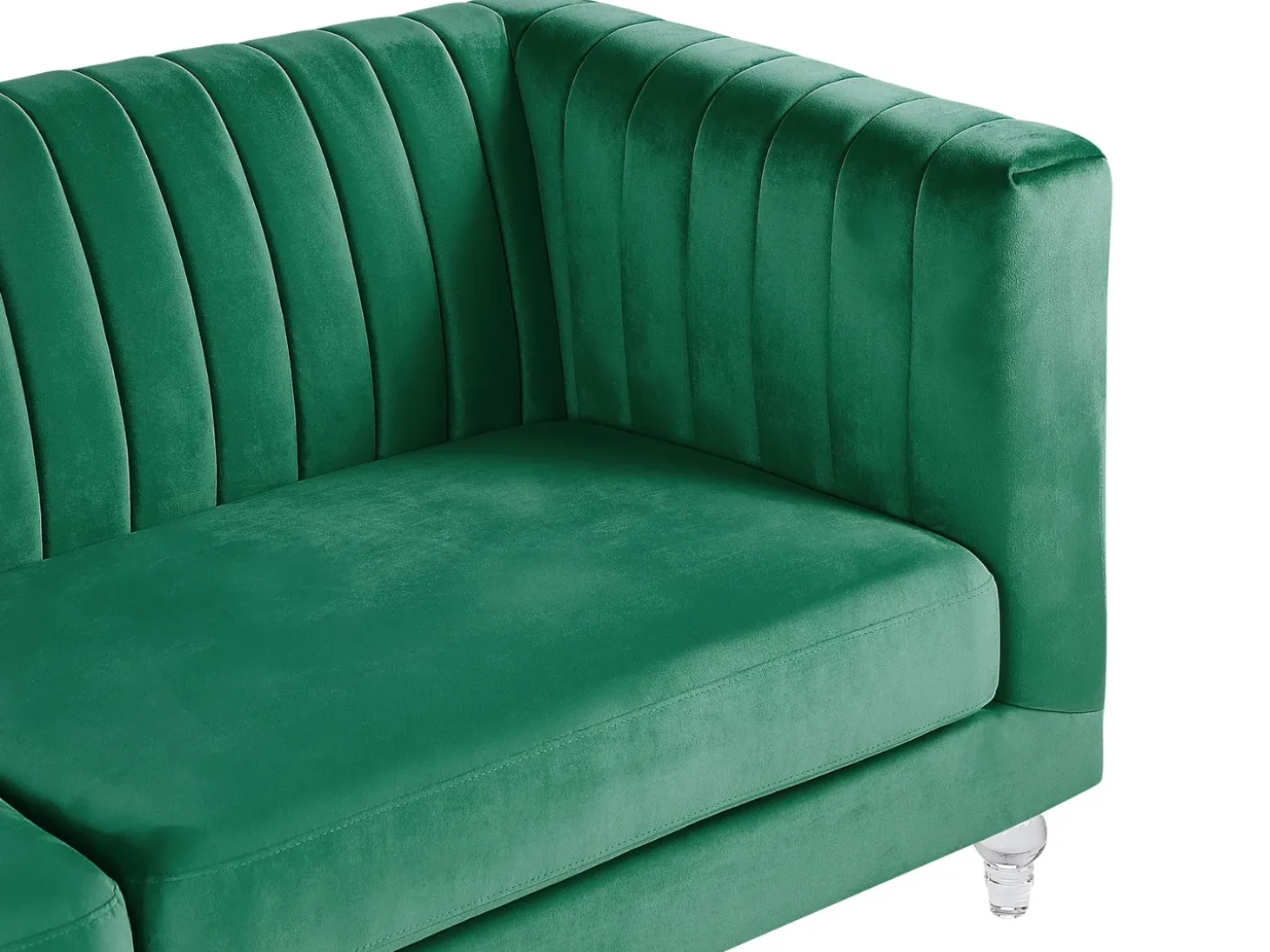 Sofa 3 personers ARVIKA Velour Grøn