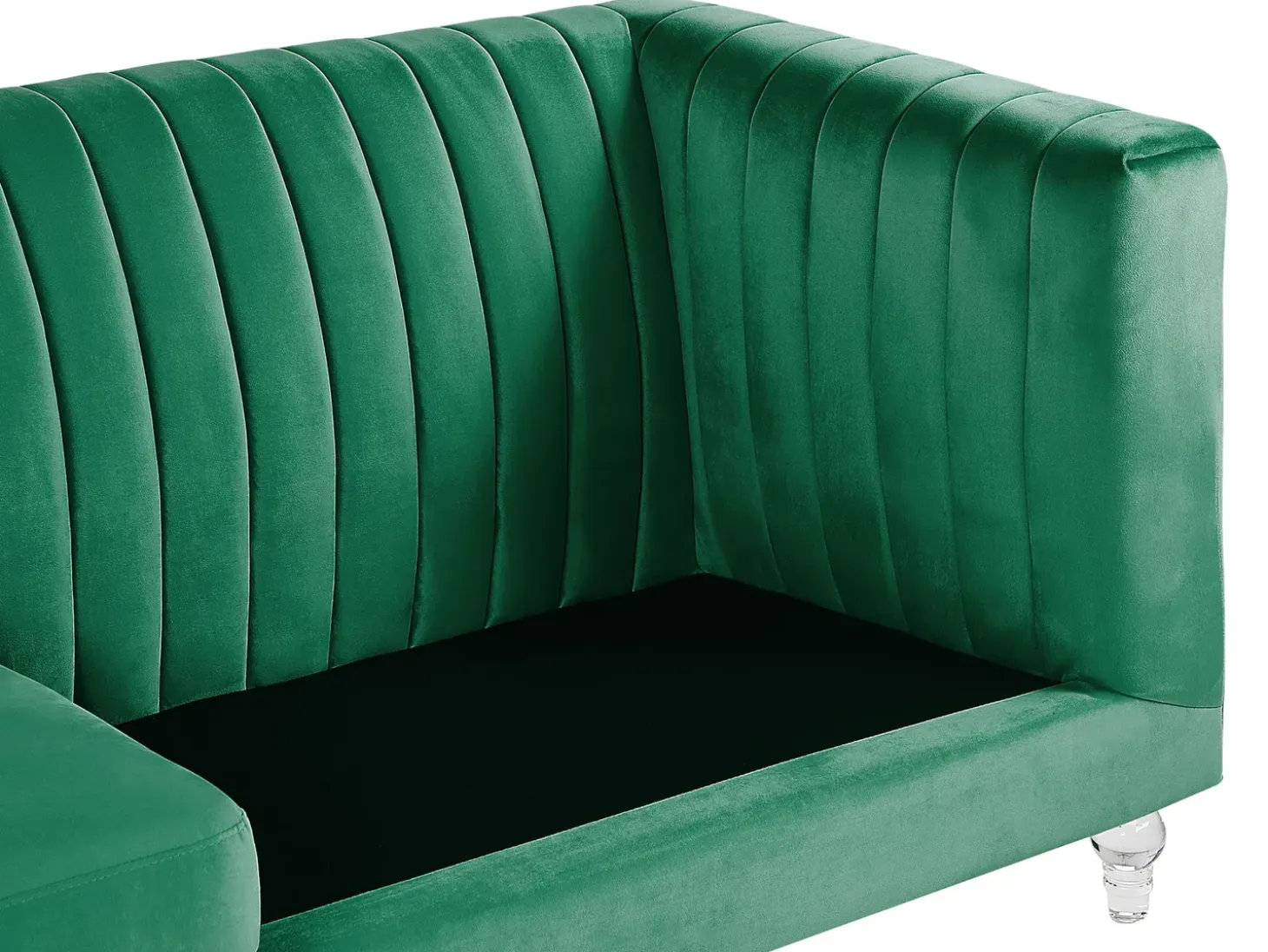 Sofa 3 personers ARVIKA Velour Grøn