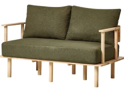 Sofa 2 personers ASKER Boucle Mørkegrøn