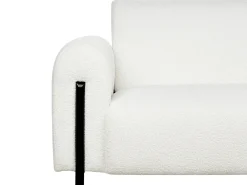 Sofa 3 personers ASKIM Boucle Hvid