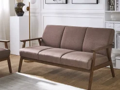 Sofa 3 personers ASNES Brun