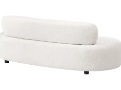 Sofa 3 personers BLAVAND Boucle Cremehvid