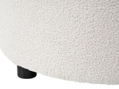 Sofa 3 personers BLAVAND Boucle Cremehvid