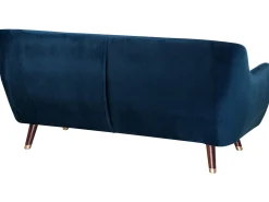 Sofa 3 personers BODO Velour Navy Blå