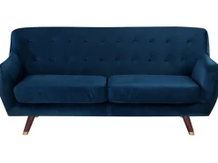 Sofa 3 personers BODO Velour Navy Blå