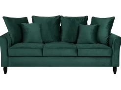 Sofa 3 personers BORNHOLM Velour Mørkegrøn