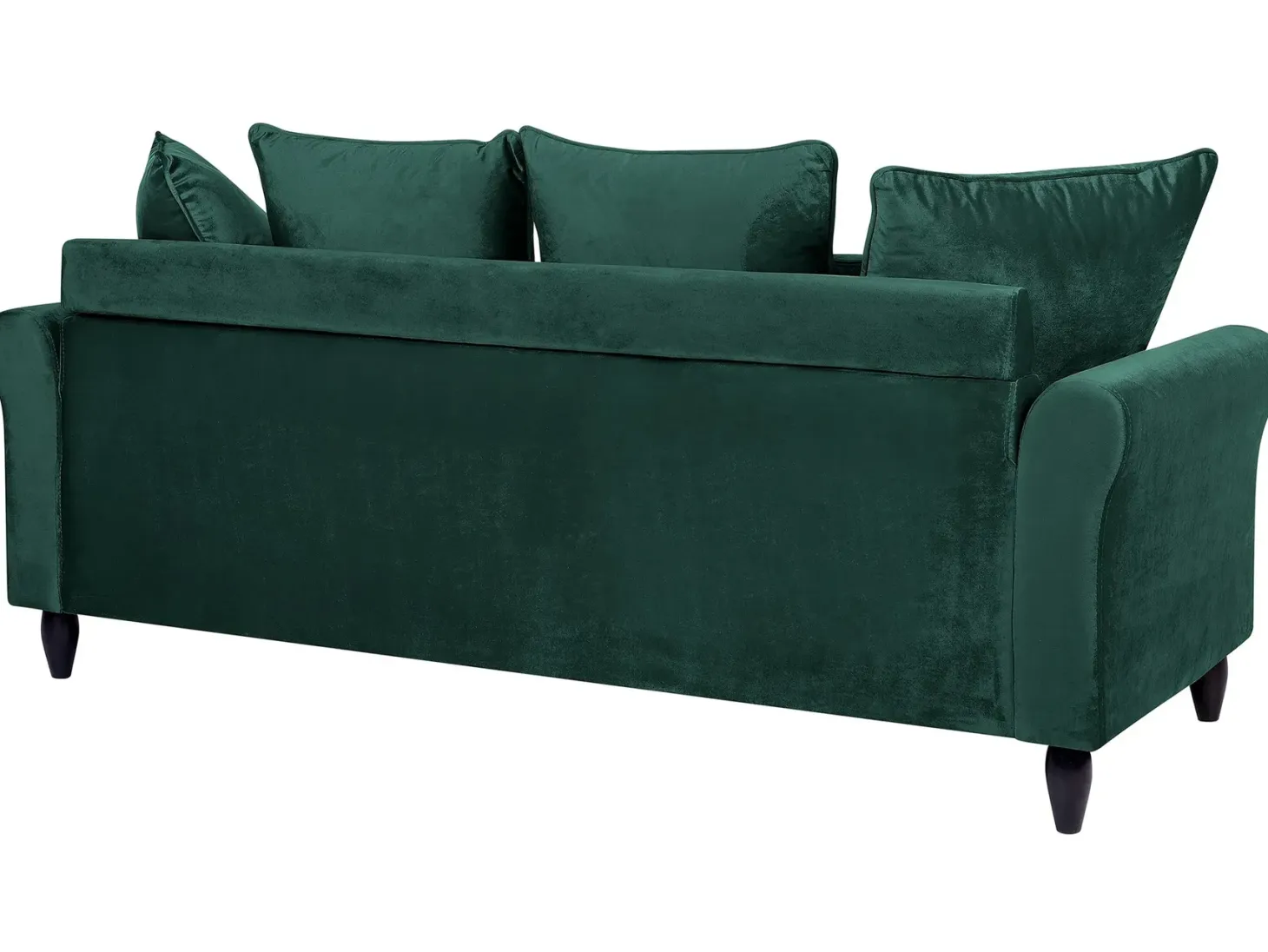 Sofa 3 personers BORNHOLM Velour Mørkegrøn