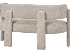 Sofa 2 personers BUREA Chenille Lys Beige