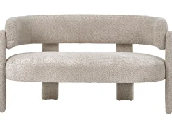 Sofa 2 personers BUREA Chenille Lys Beige