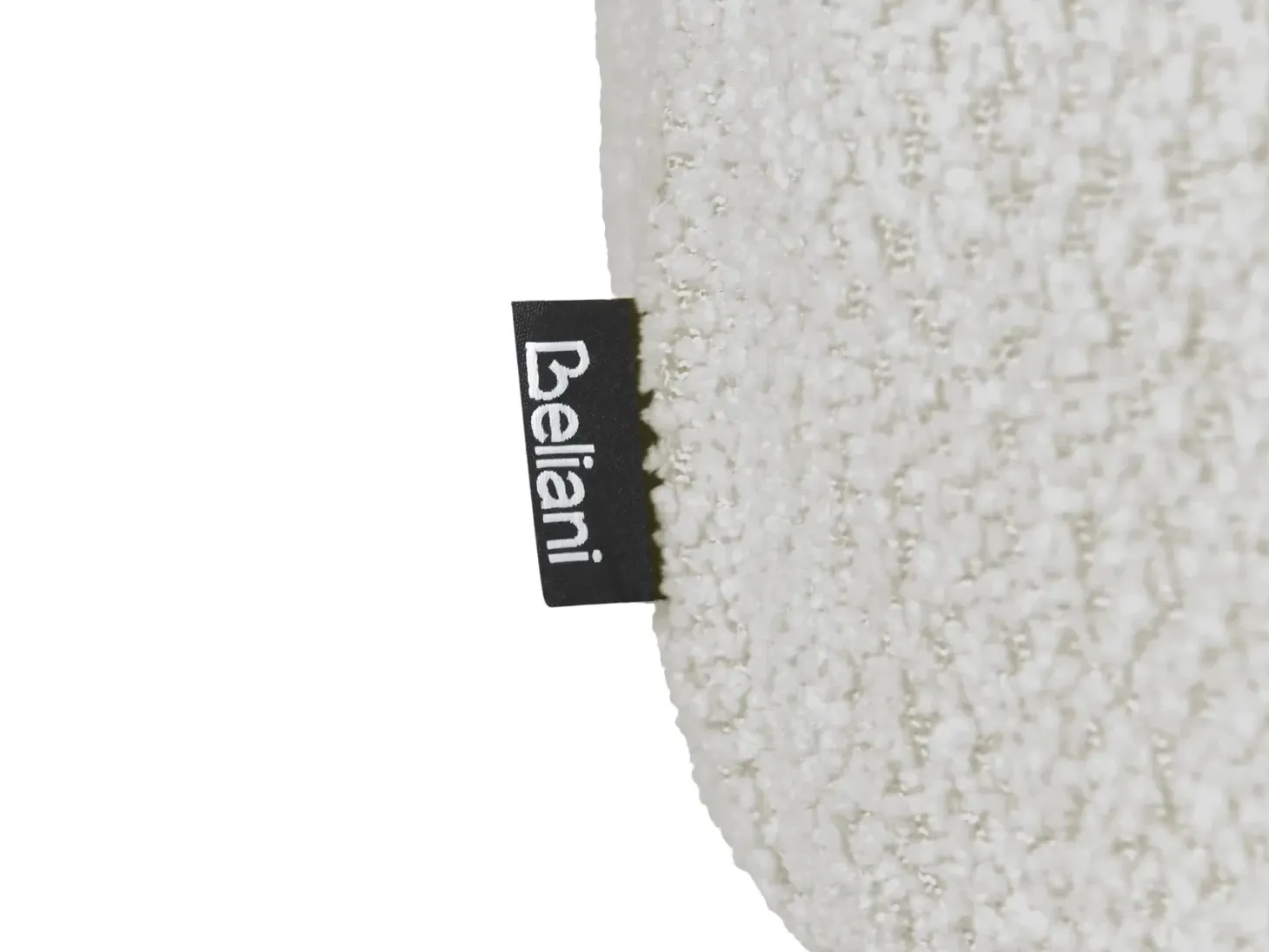 Sofa 2 personers BUREA Chenille Cremehvid