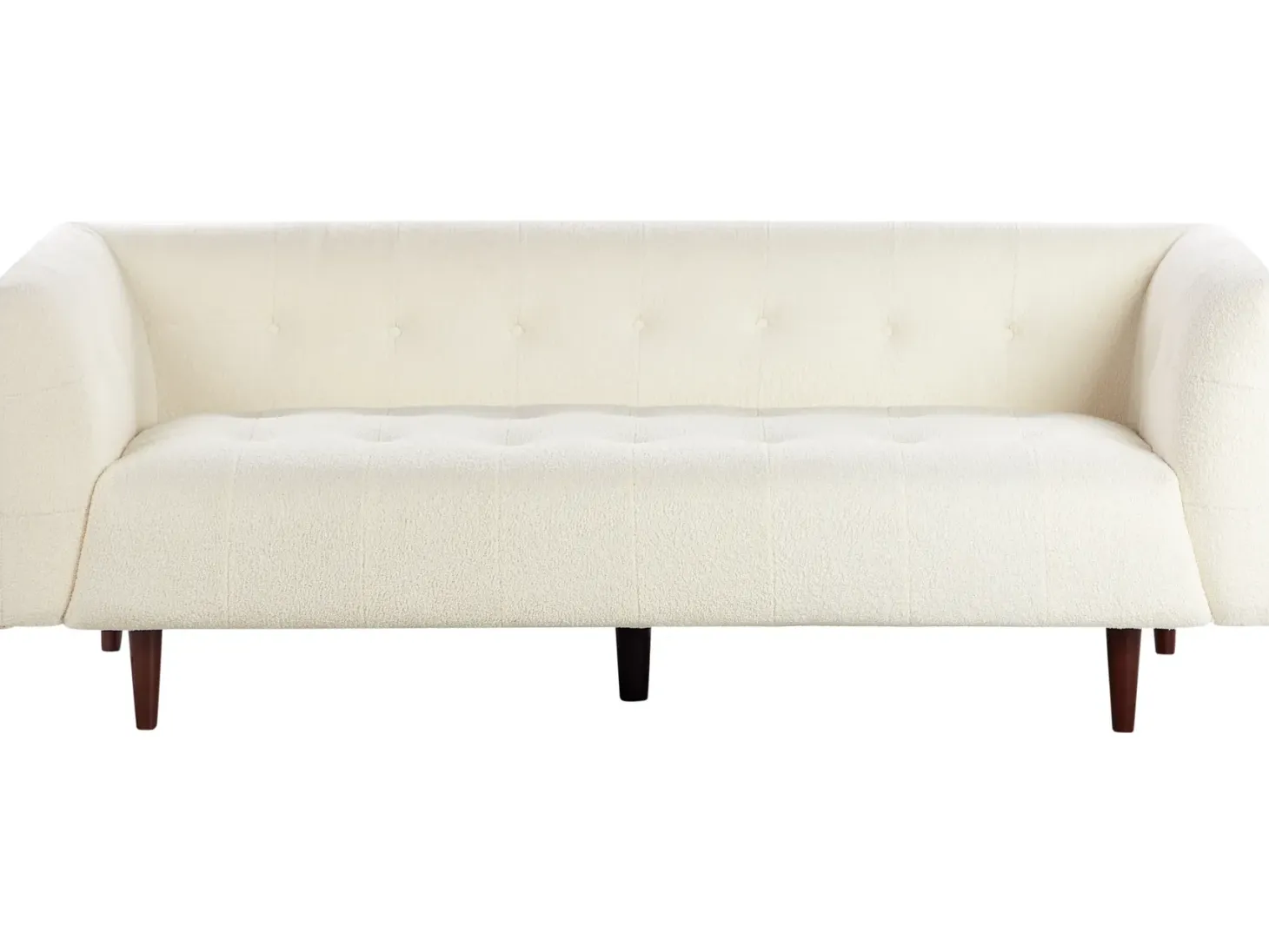 Sofa 3 personers BYSKE Boucle Cremehvid
