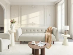 Sofa 3 personers BYSKE Lys Beige