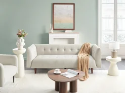 Sofa 3 personers BYSKE Lys Beige