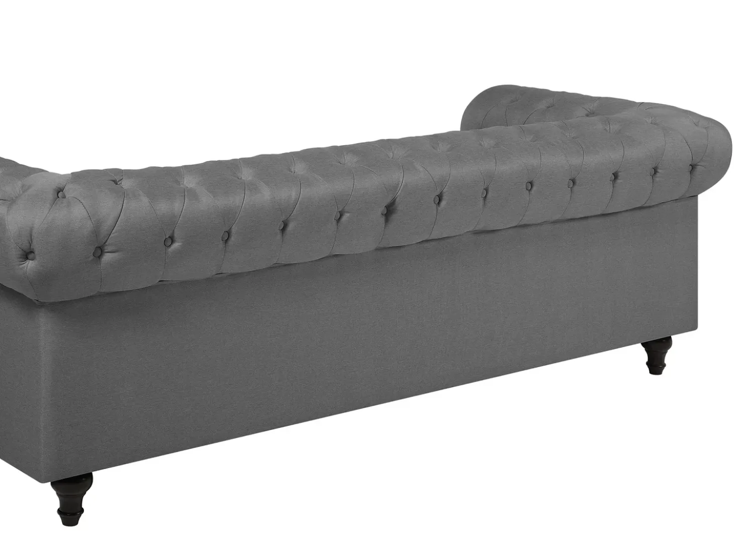 Sofa 3 personers CHESTERFIELD Lysegrå