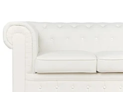 Sofa 3 personers CHESTERFIELD Cremehvid