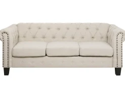 Sofa 3 personers CHESTERFIELD Beige