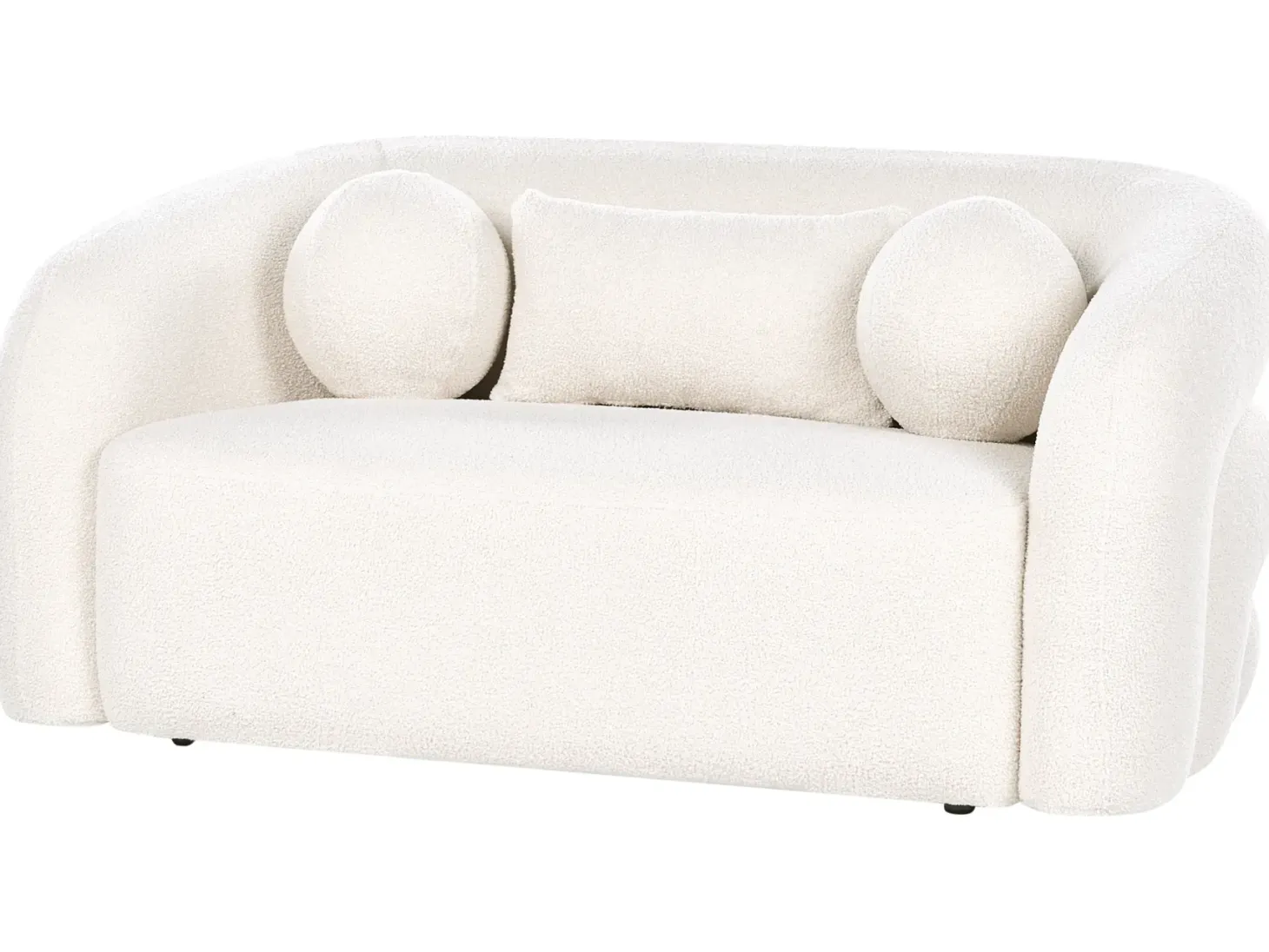 Sofa 2 personers EGEDAAL Boucle Hvid
