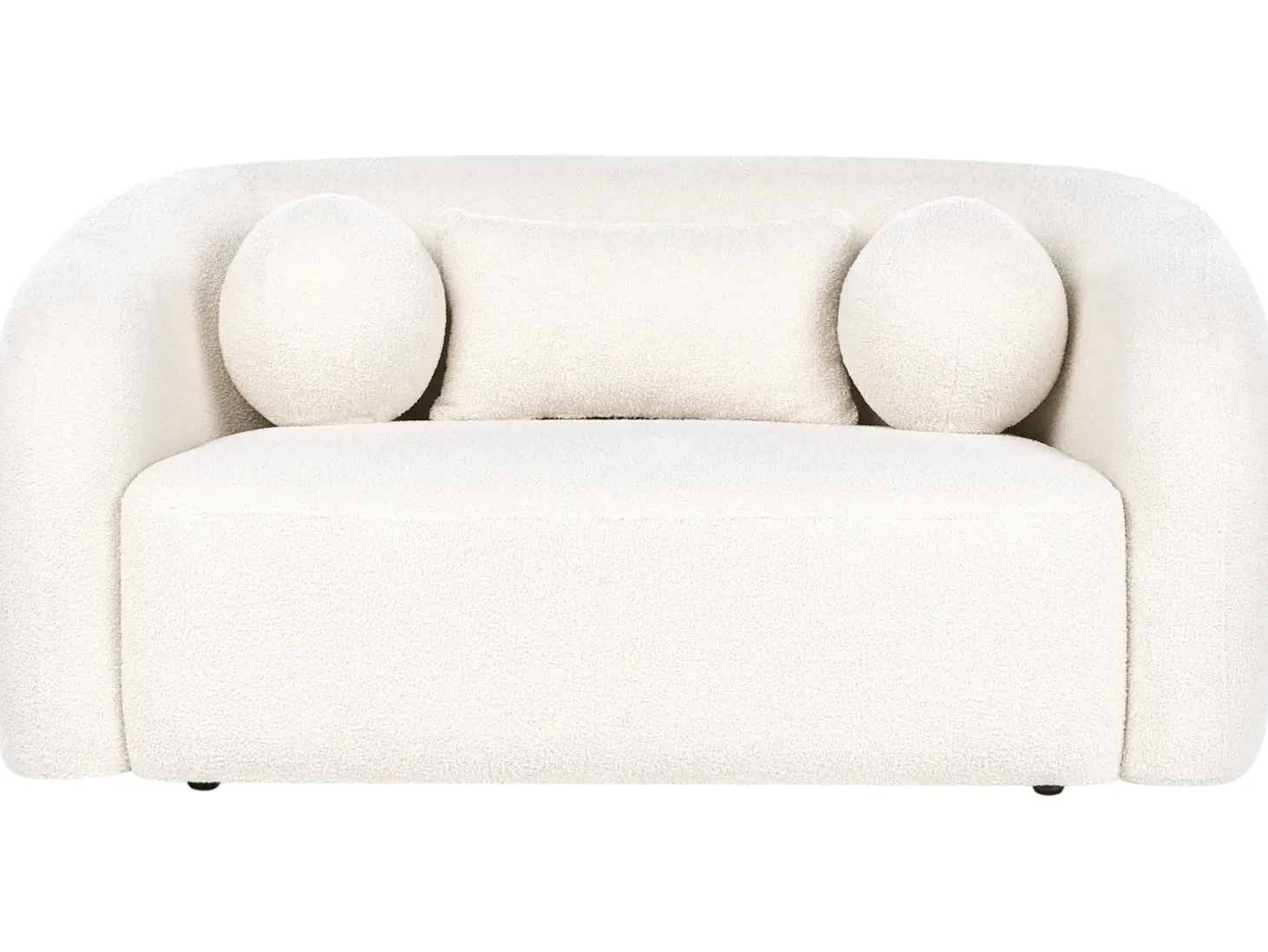 Sofa 2 personers EGEDAAL Boucle Hvid