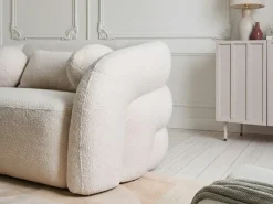 Sofa 2 personers EGEDAAL Boucle Hvid