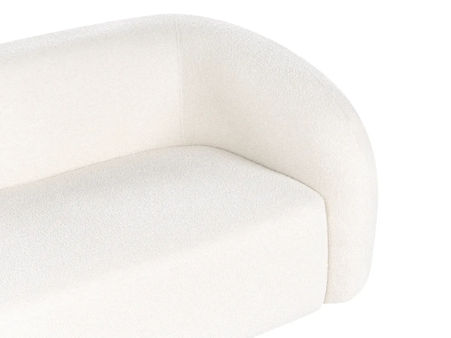 Sofa 2 personers EGEDAAL Boucle Hvid