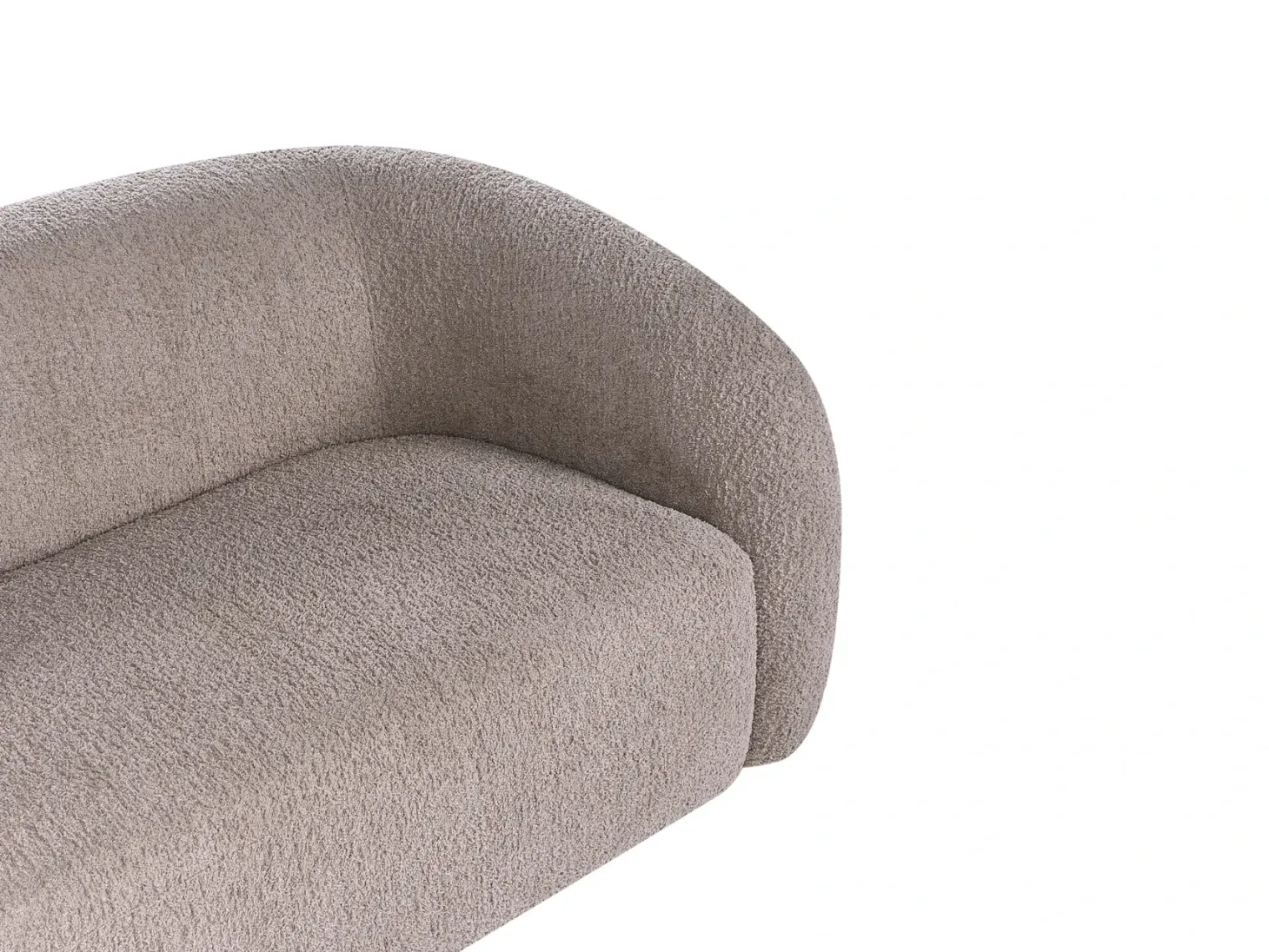 Sofa 2 personers EGEDAAL Boucle Brungrå