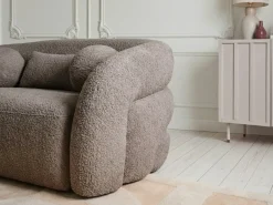 Sofa 2 personers EGEDAAL Boucle Brungrå