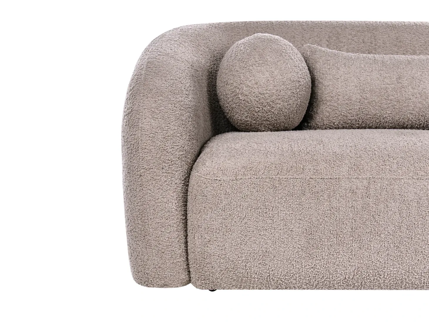 Sofa 2 personers EGEDAAL Boucle Brungrå