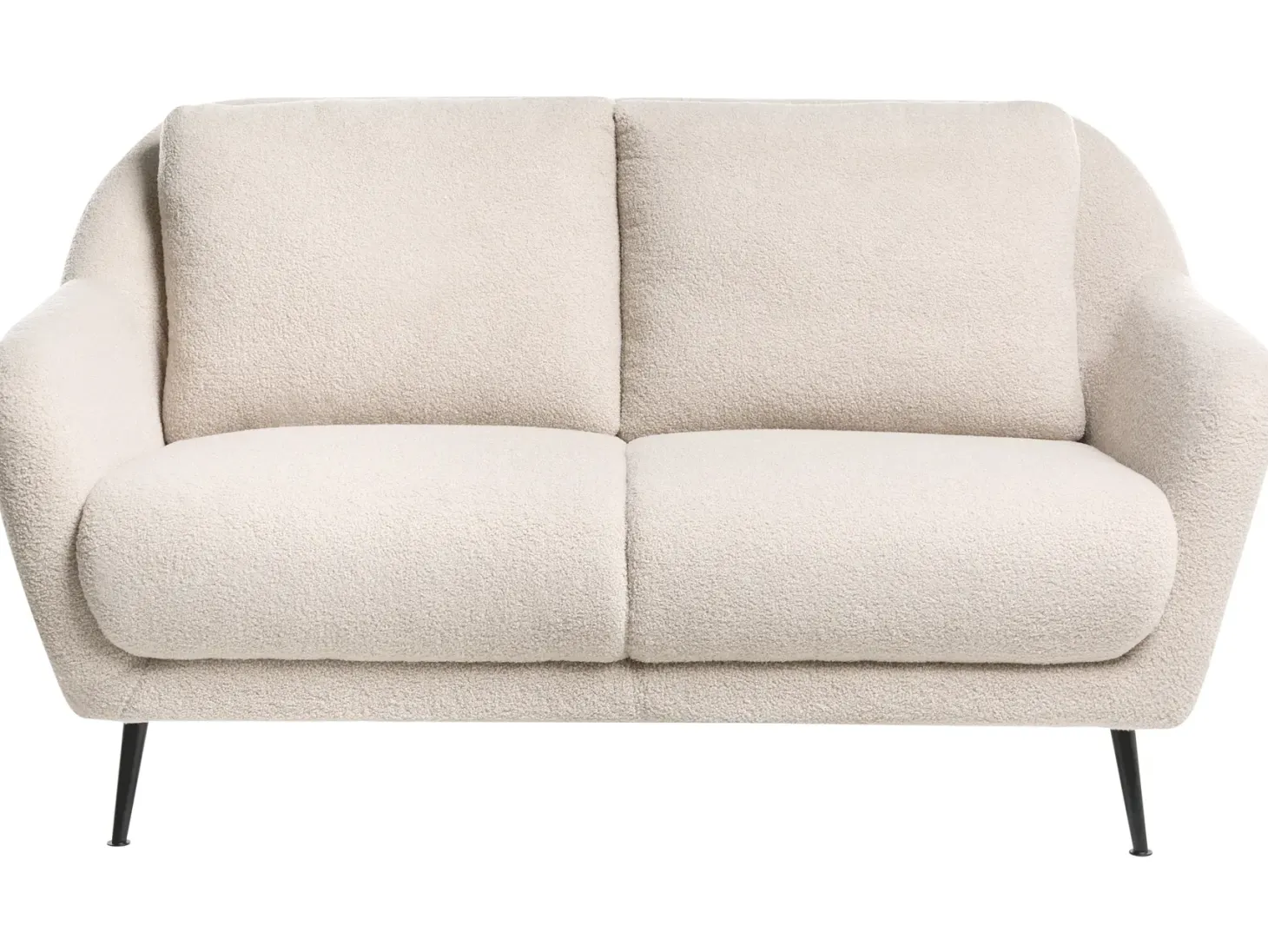 Sofa 2 personers EIBY Boucle Beige