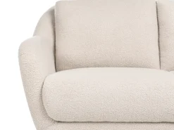 Sofa 2 personers EIBY Boucle Beige