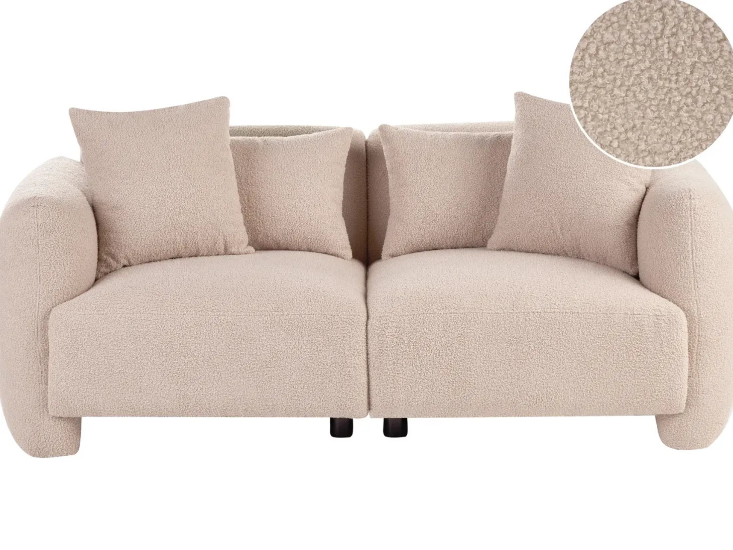 Sofa 3 personers EKENES Boucle Beige