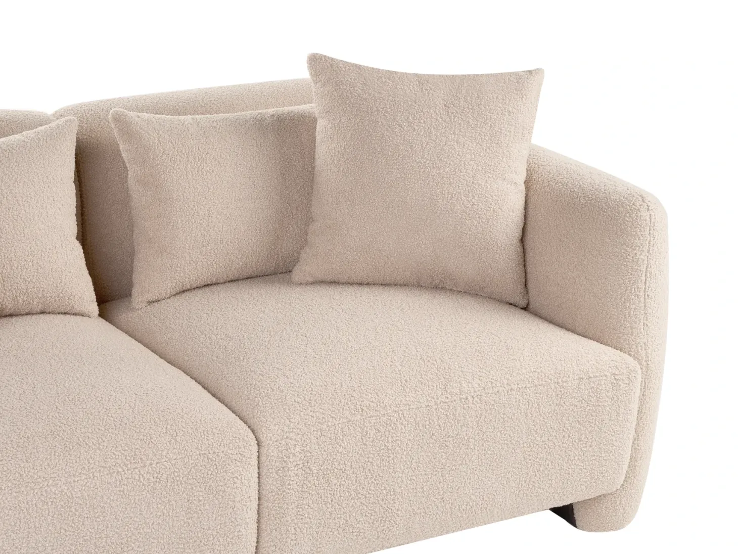 Sofa 3 personers EKENES Boucle Beige