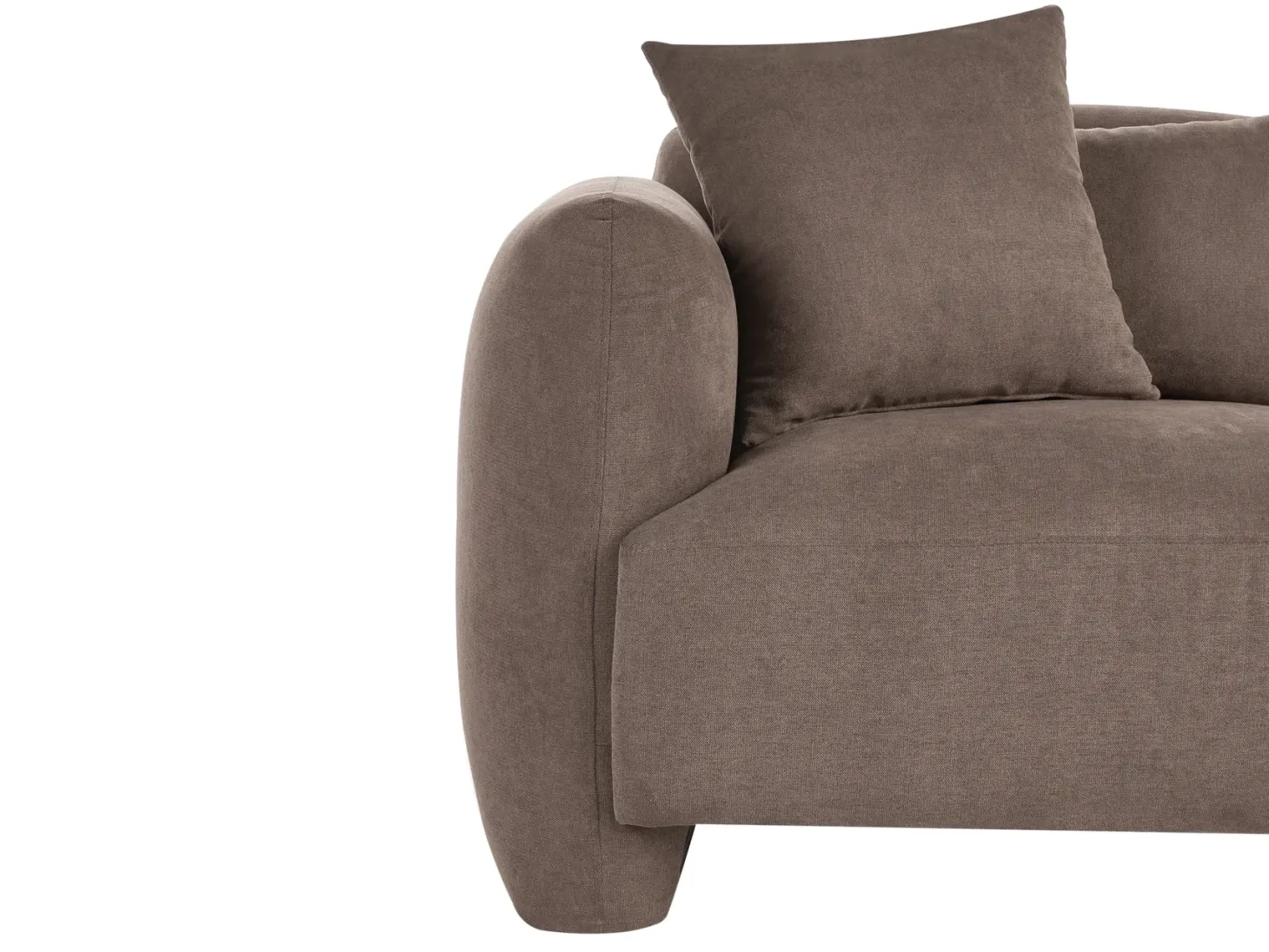 Sofa 3 personers EKENES Brun