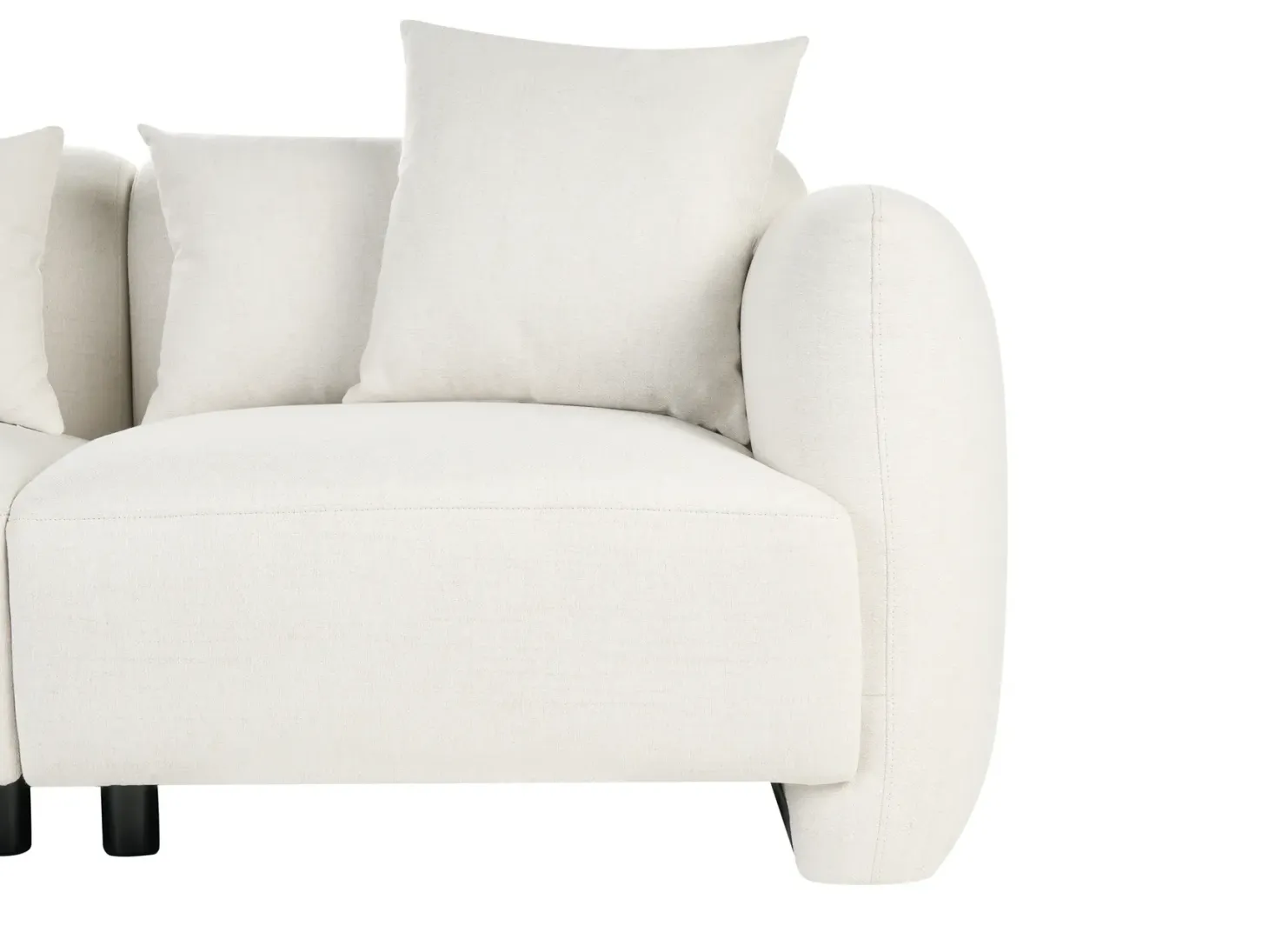 Sofa 3 personers EKENES Cremehvid