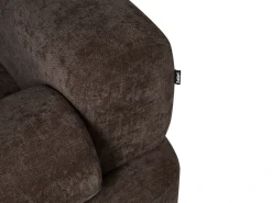 Sofa 2 personers ELVA Chenille Mørkebrun