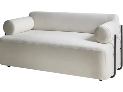 Sofa 2 personers ELVA Cremehvid
