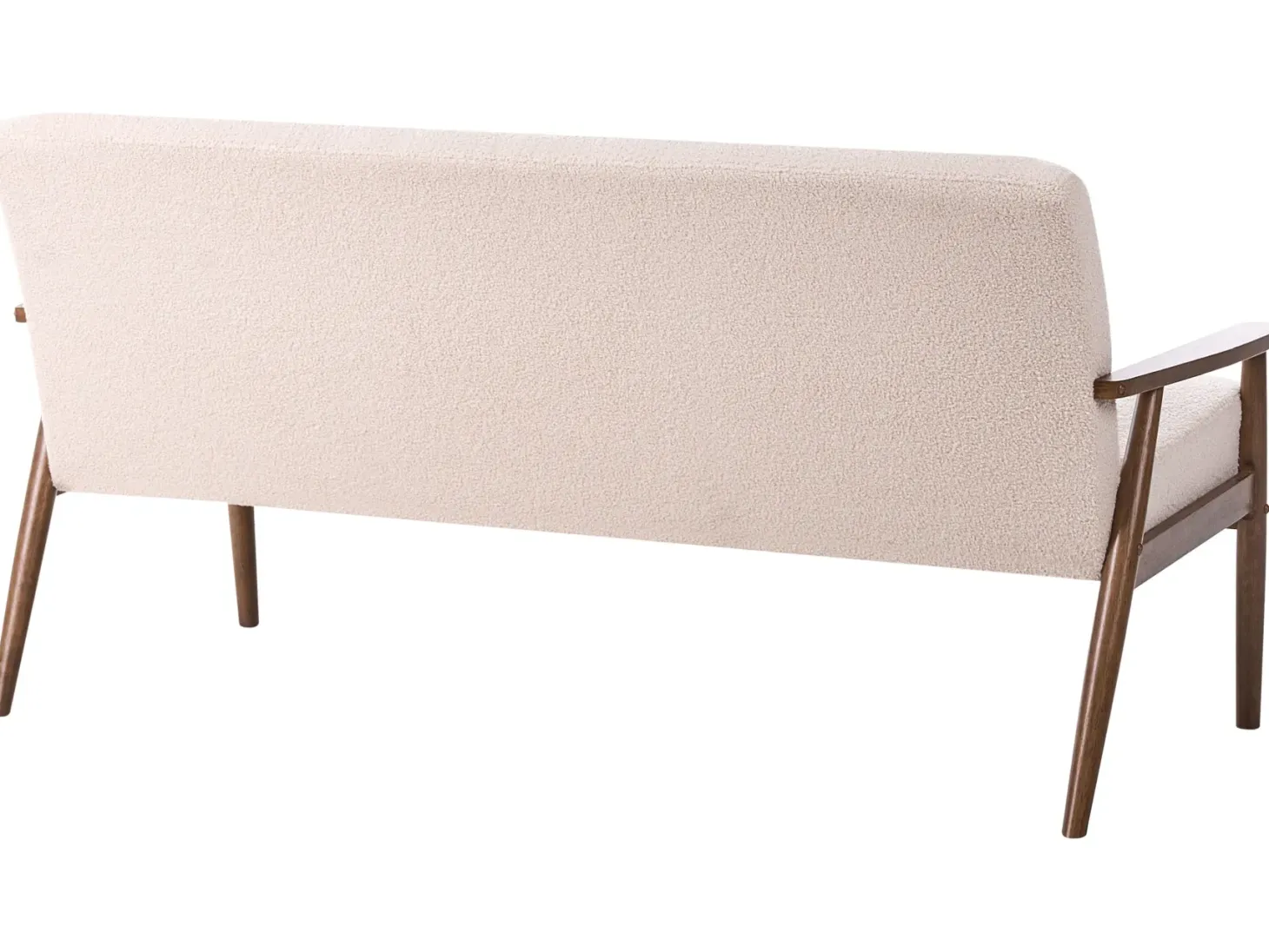 Sofa 3 personers ESRUM Boucle Mørkebrun/beige