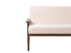 Sofa 2 personers ESRUM Boucle Mørkebrun/beige