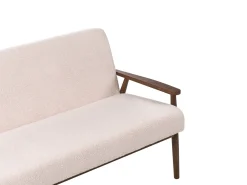 Sofa 2 personers ESRUM Boucle Mørkebrun/beige