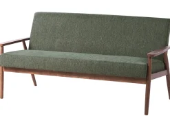 Sofa 3 personers ESRUM Mørkebrun/ Grøn