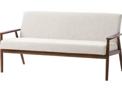 Sofa 3 personers ESRUM Mørkebrun/grå