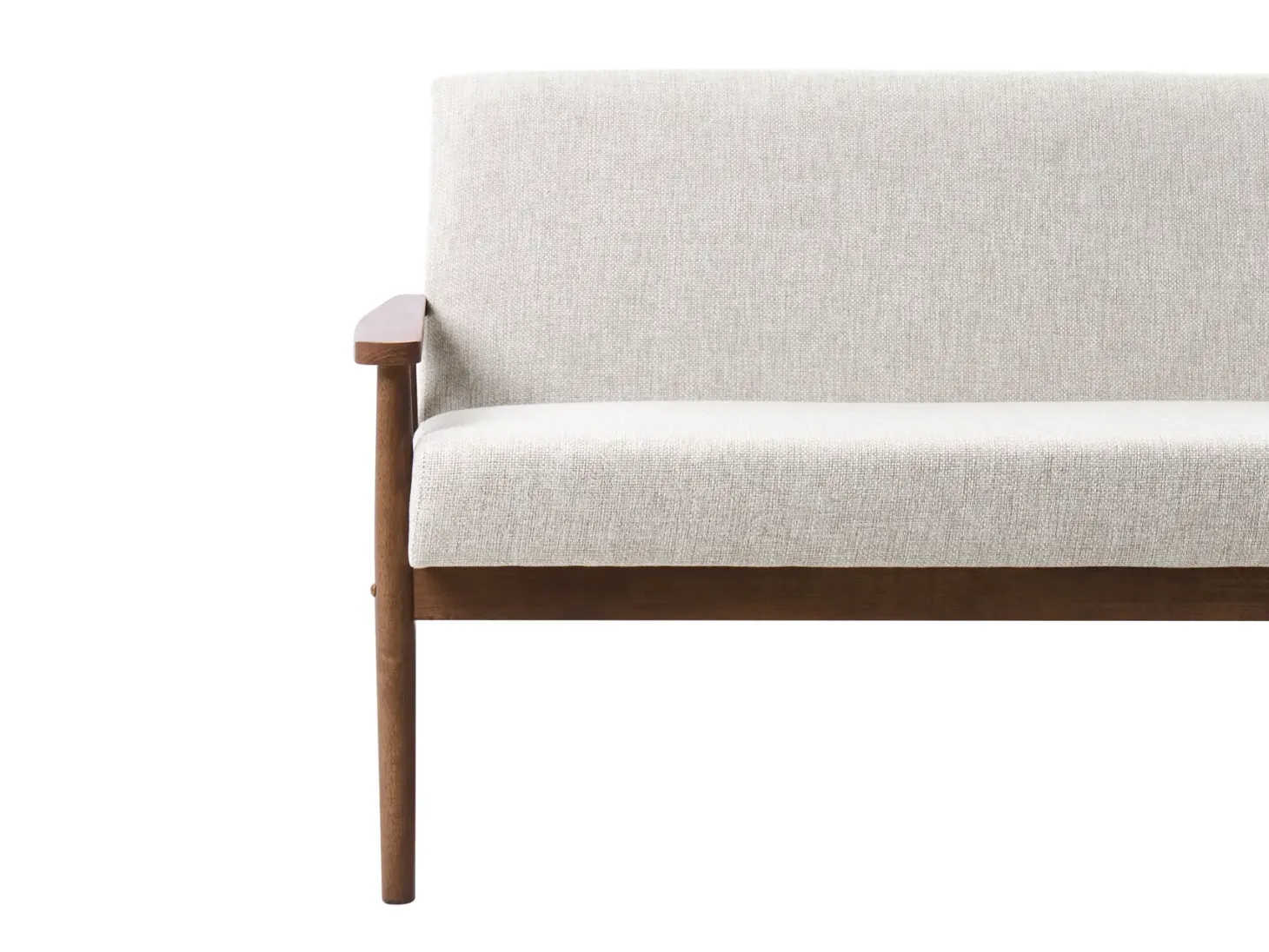 Sofa 3 personers ESRUM Mørkebrun/grå