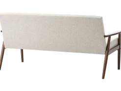 Sofa 3 personers ESRUM Mørkebrun/grå