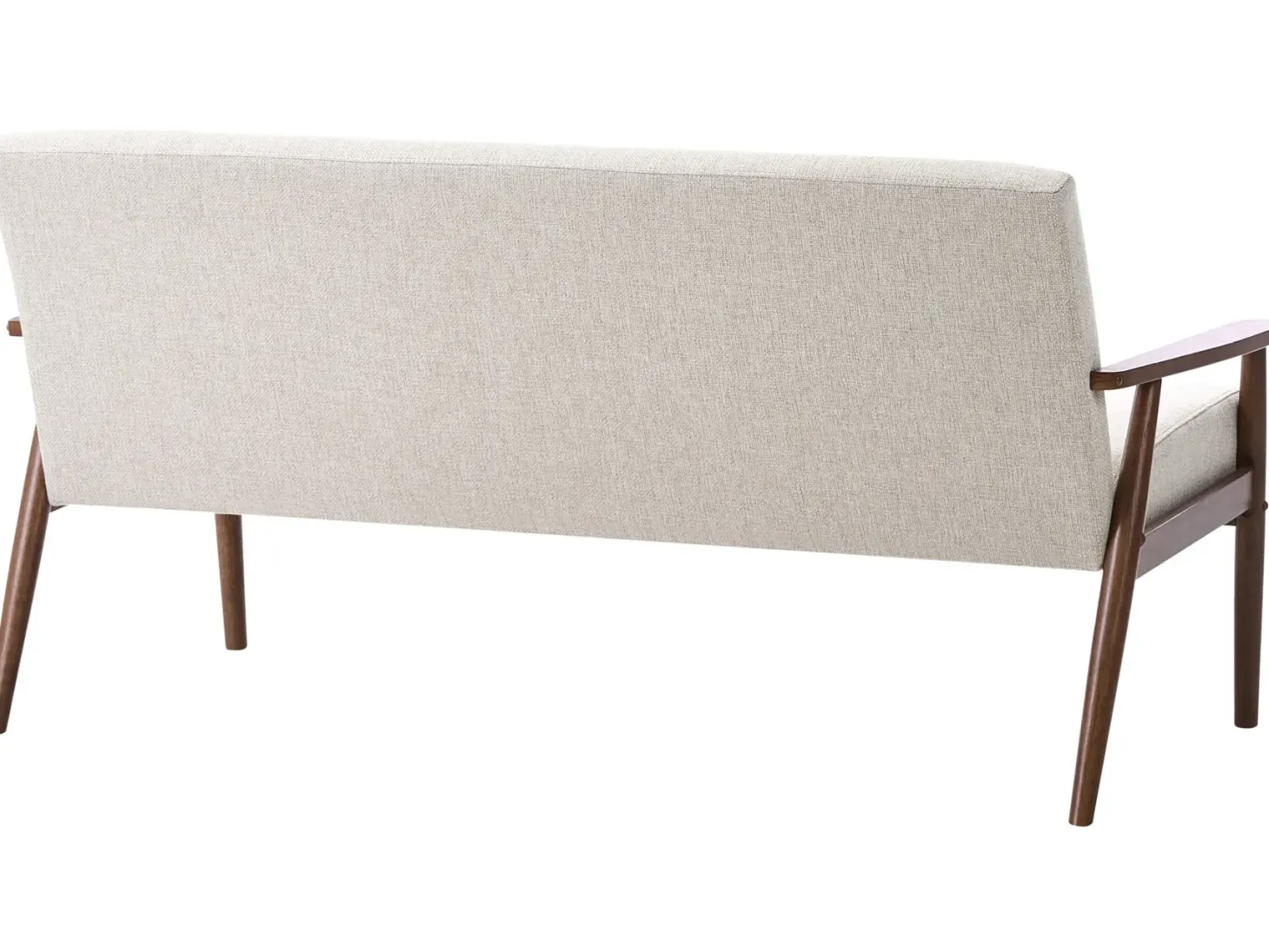 Sofa 3 personers ESRUM Mørkebrun/grå