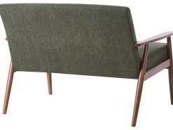 Sofa 2 personers ESRUM Mørkebrun/ Grøn