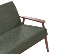 Sofa 2 personers ESRUM Mørkebrun/ Grøn