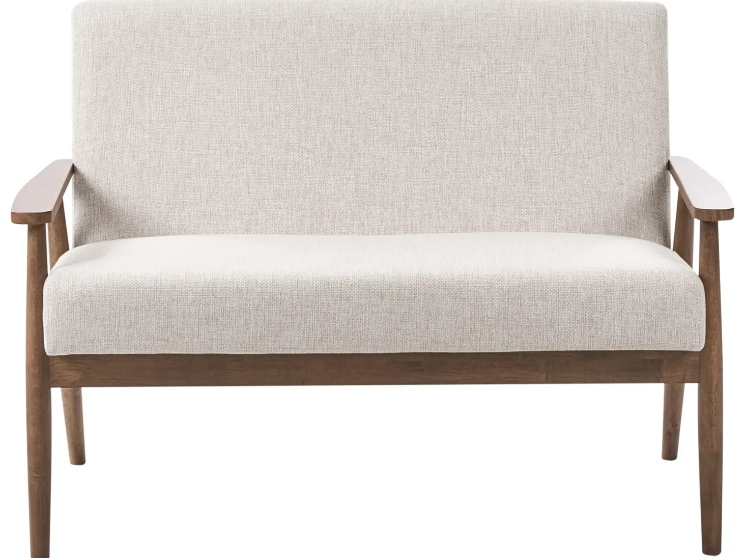Sofa 2 personers ESRUM Mørkebrun/beige